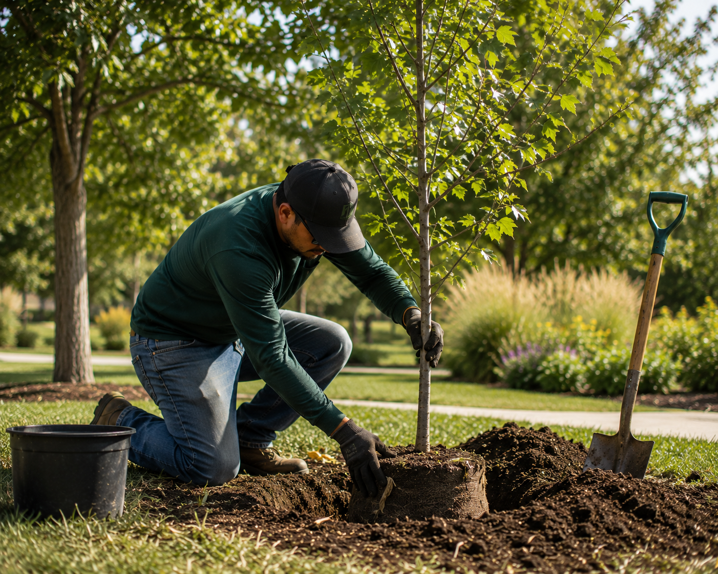 New tree installation - Portland metro